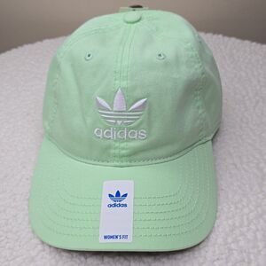 NWT Adidas Relaxed Strap-Back Hat Semi Green Spark OS